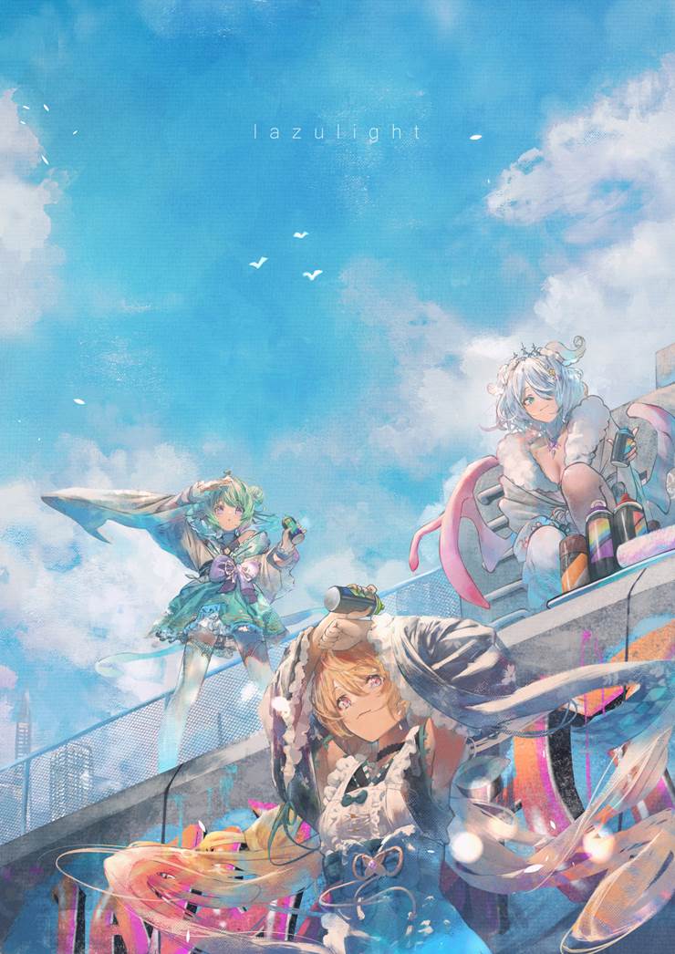 virtual youtuber, Nijisanji, Nijisanji en, Pomu Rainpuff, Elira Pendora, Finana Ryugu