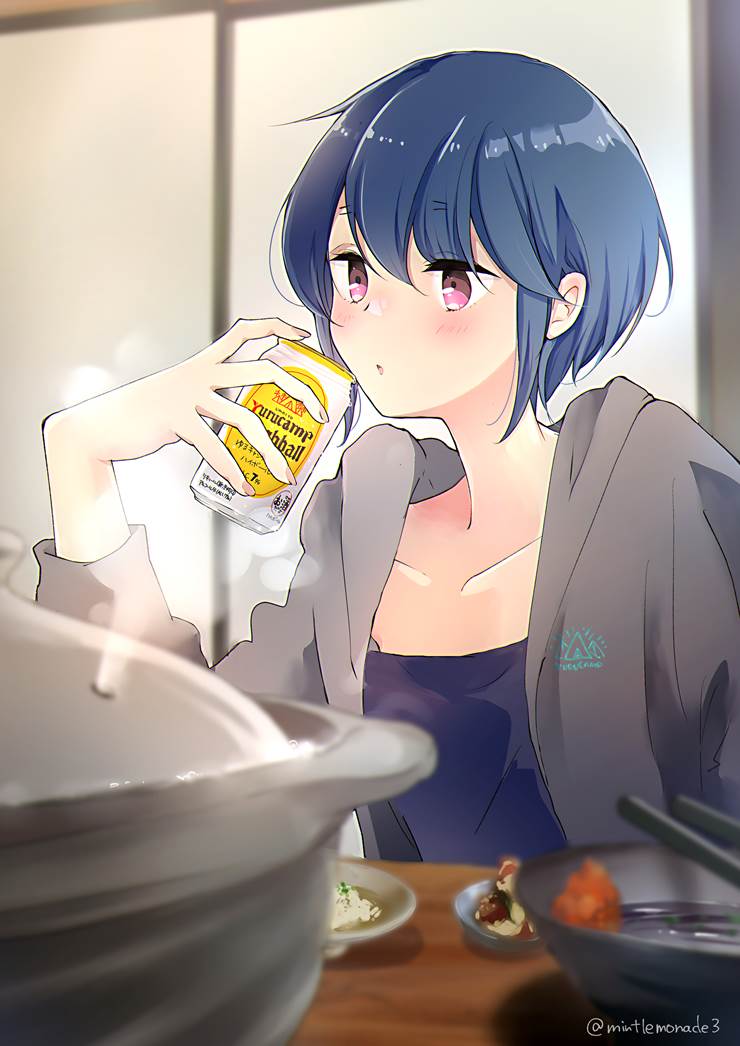 Rin Shima, Laid-Back Camp, Yuru Camp △, downblouse, cleavage