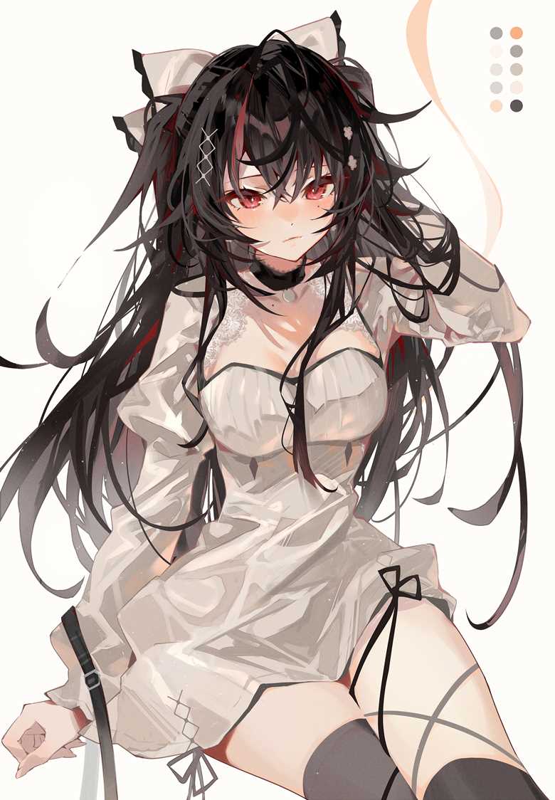 女孩子, 原创, 白色连衣裙, 原创30000收藏