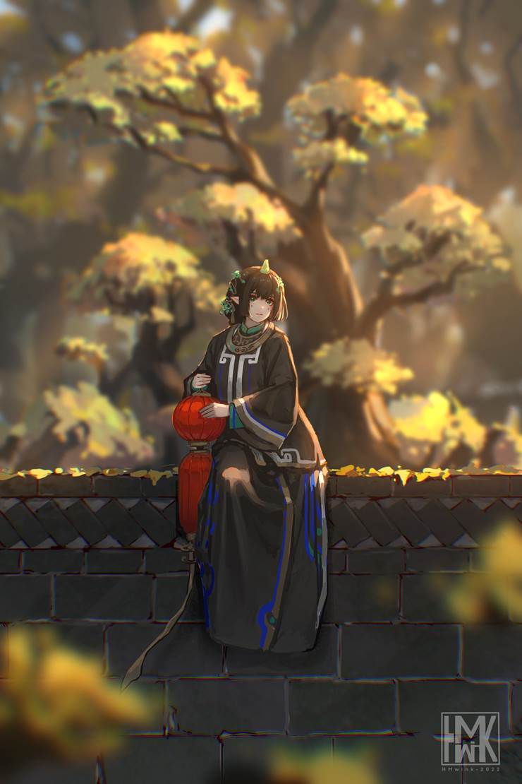 illustration, ancient, girl, forest, wallpaper, original works, cute, sunshine, nature, elf