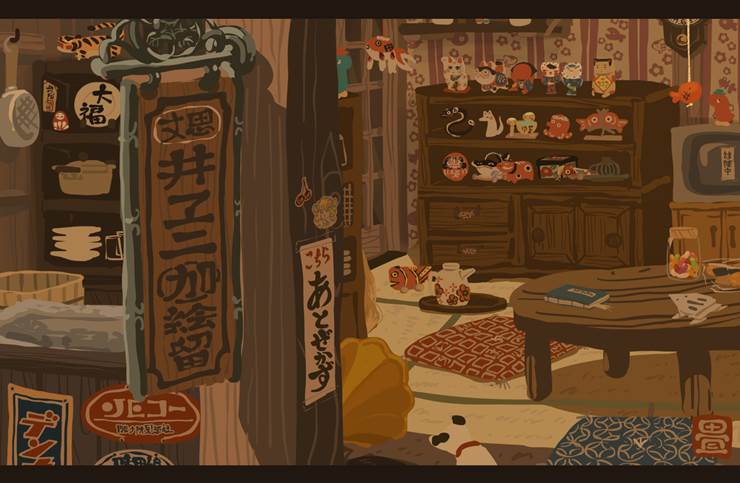 原创, 复古, 昭和复古风, 房间