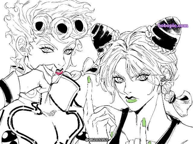 JoJo的奇妙冒险,世界のフィンガー『くたばりやがれ』よ,乔鲁诺,乔鲁诺·乔巴拿,空条徐伦图片