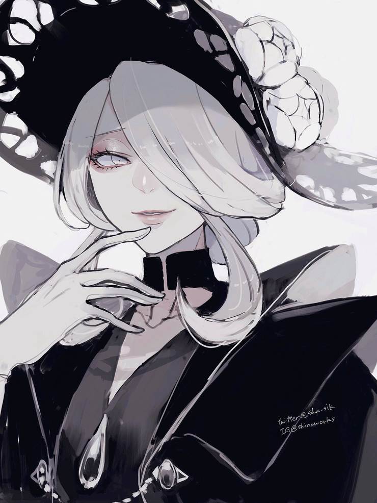 Cogita (Pokemon), Legends Arceus, slouch hat, Pokémon 5000+ bookmarks, mourning, black dress