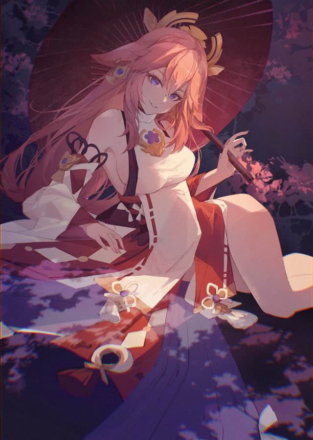 Genshin Impact, Guuji Yae, 魅惑的眼神, 原神1000收藏