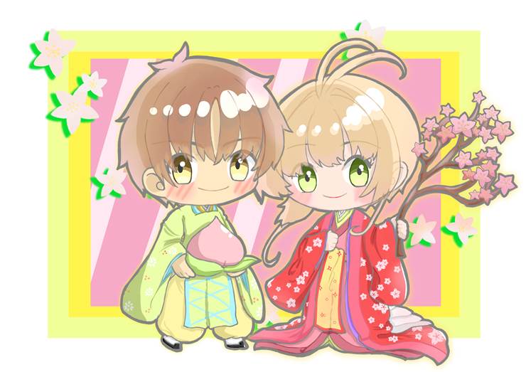 魔卡少女樱, 木之本樱, Xiaolang Li, Hinamatsuri, peach, 桃花