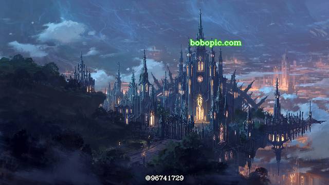 城市,夜晚,风景,骑士图片