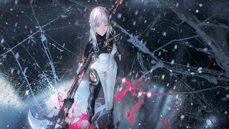 Punishing: Gray Raven, space, scenery, girl, doodle, mecha girl, fantasy, cool beauty