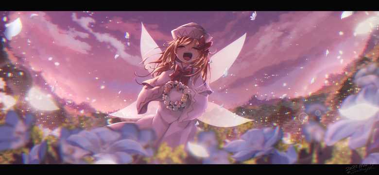 Touhou Project, Lily White, flower field