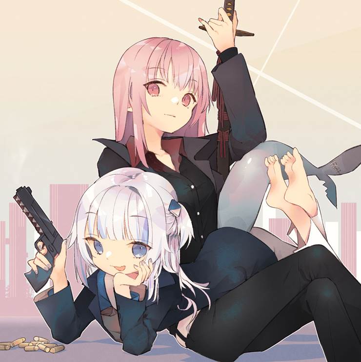 很阳光的女孩子们_P站画师些夜作品集精选_ID209895