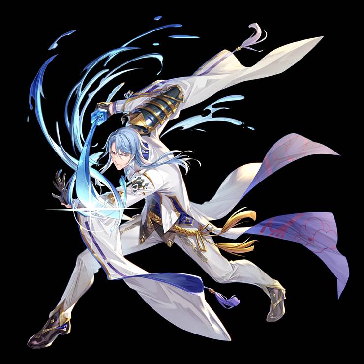 Nikkei, Genshin Impact, Ayato Kamisato, character visual, Ayato Kamisato