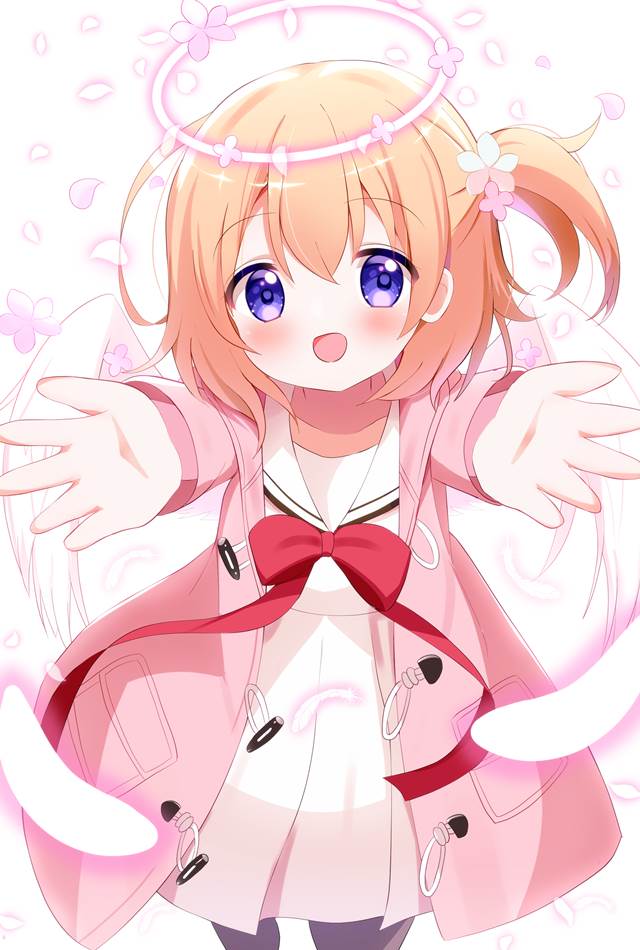 4月10日はココアの诞生日,ロリ化,保登心爱,天使の羽,天使之羽图片