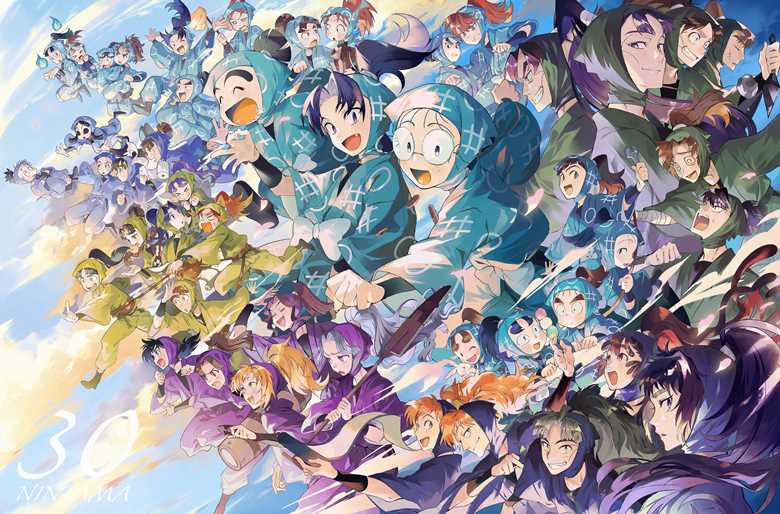 nintama, group picture, Without love