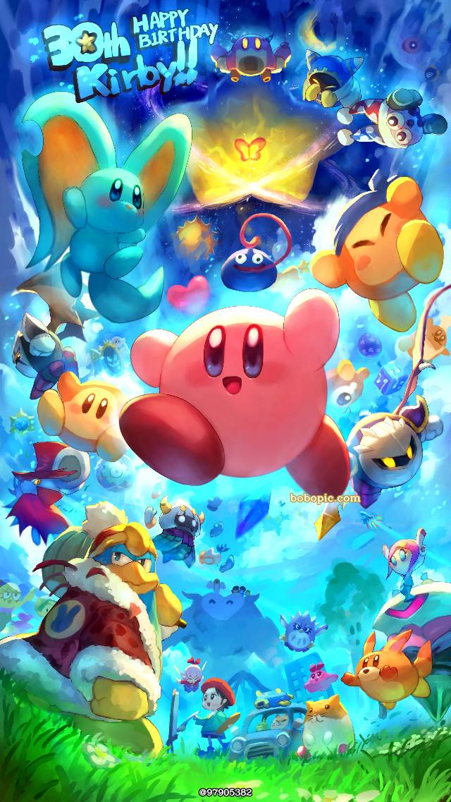 星之卡比, 卡比, Elfilin, Kirby and the Forgotten Land, Kirby 30th Anniversary, Kirby Anniversary Festival, Forgo Dedede, 星之卡比1000收藏, 没有爱是画不出来的
