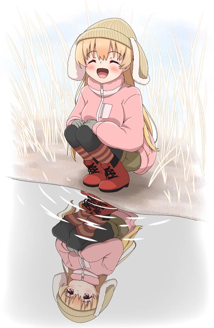 女孩的钓鱼慢活, Koharu Minagi, water surface