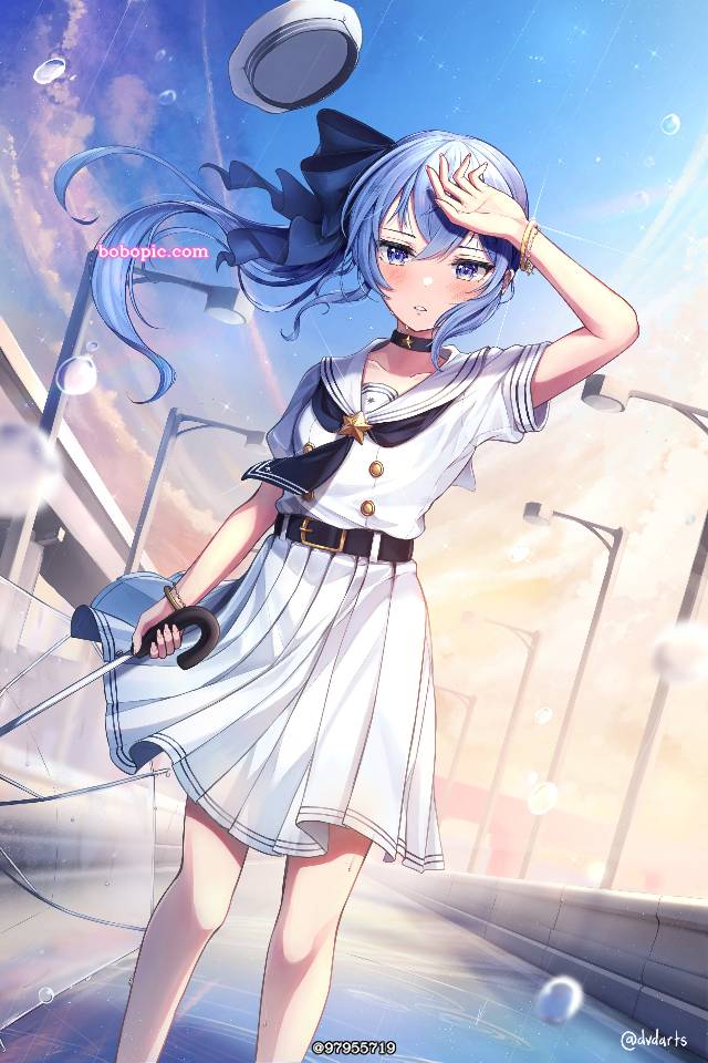 一张虚拟YouTuber,Hololive,虚拟主播,星街彗星绘画图片