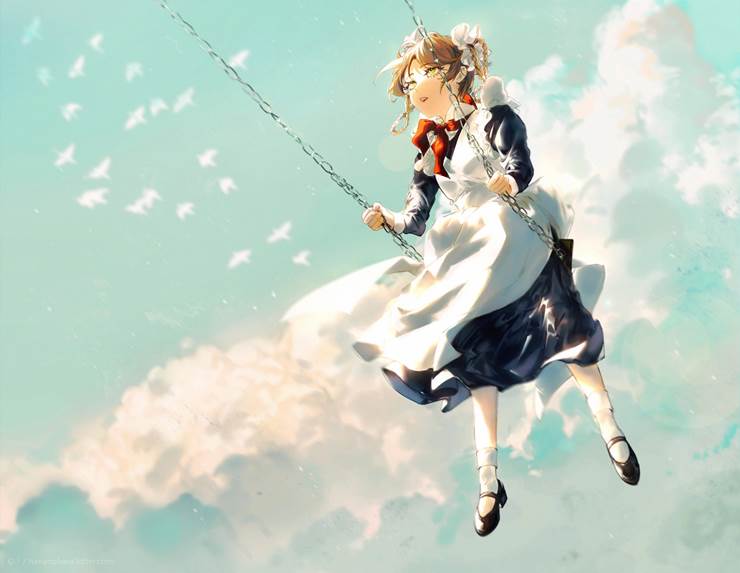 这绝美的画风，2024年度最佳之一，Pixiv人气插画师華野--ID:8186805