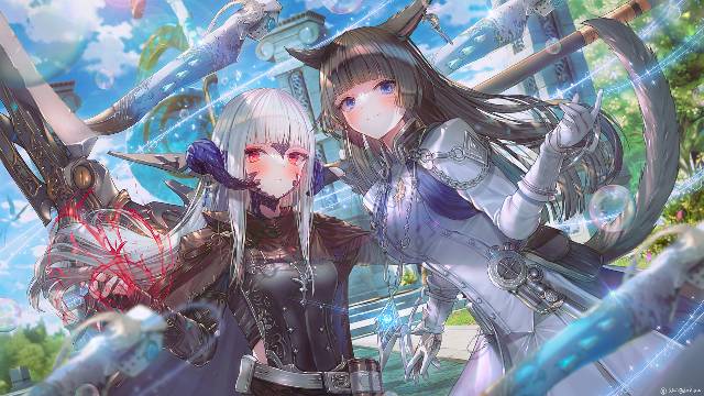 一张猫魅族,FFXIV绘画图片