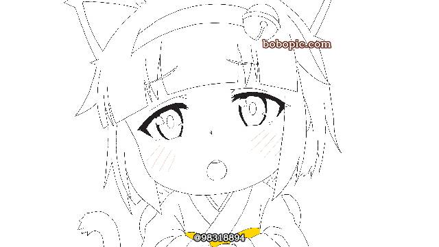 二次创作,模写绘,猫,社畜想被幼女幽灵疗愈,美也子图片