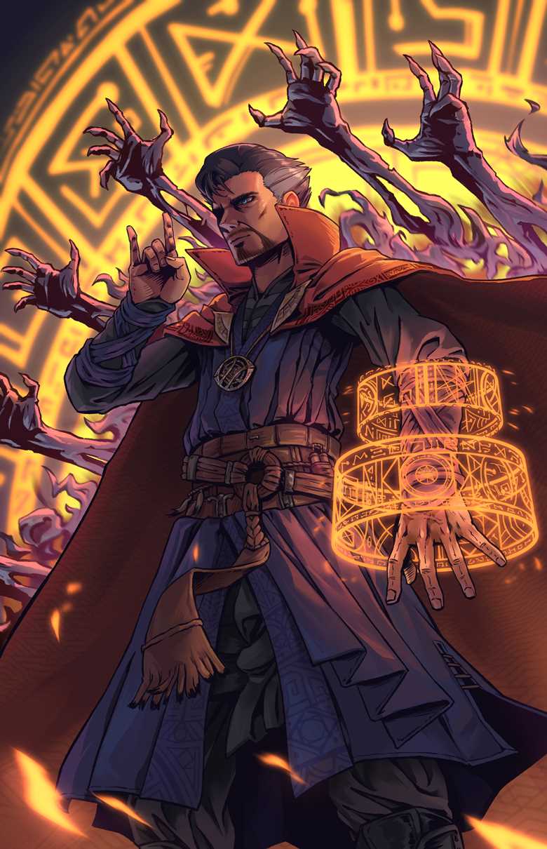 超级英雄奇异博士(doctor strange)pixiv同人插画图片