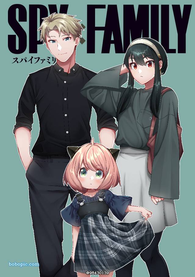 Spy×Family, 劳埃德·福杰, Yor Forger, Anya, 福杰一家, 间谍过家家1000收藏, original tag for fanmade works, Loid/Yor