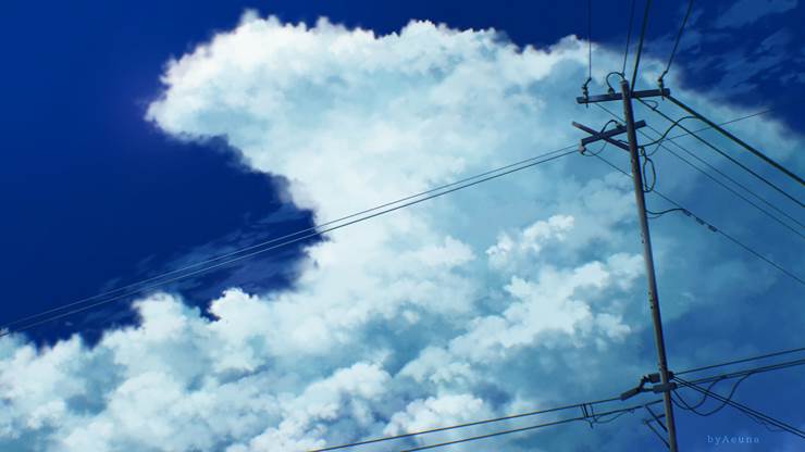 utility poles, summer sky, country, clouds, sky, scenery 100+ bookmarks