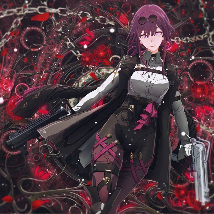 【崩溃星际铁路 mmd 】卡夫卡|插画师くろてり的