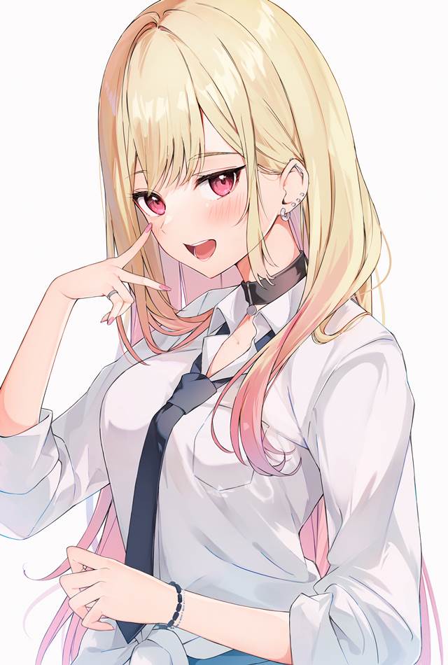 颜值在线又很可爱的女孩_P站画师あううぃ_ID46086669