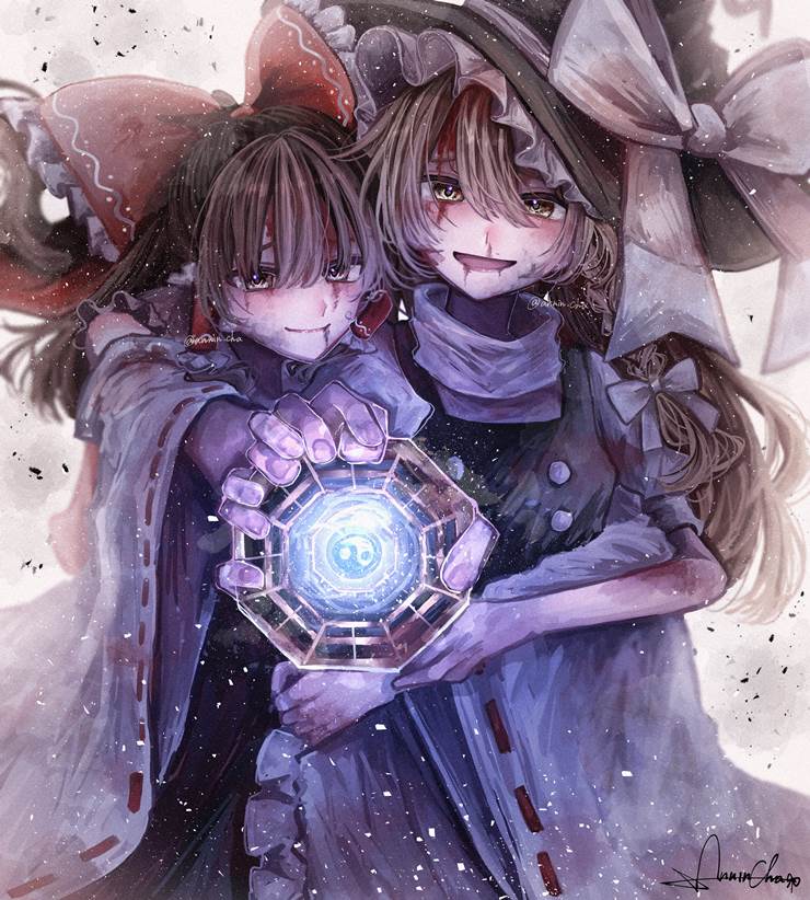 Touhou Project, Touhou Project, reimu hakurei, Marisa Kirisame, Touhou Project 1000+ bookmarks, Touhou Project 5000+ bookmarks, this is lovely