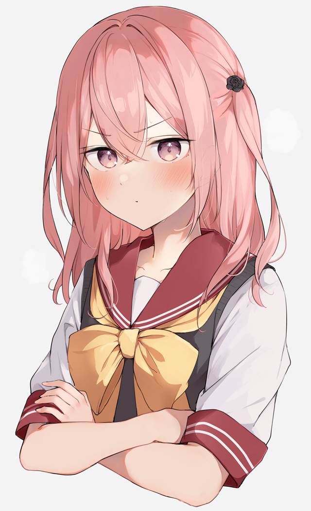 颜值在线又很可爱的女孩_P站画师あううぃ_ID46086669