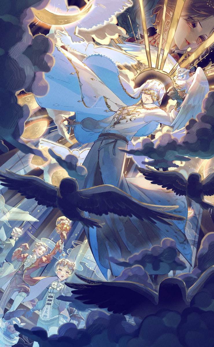 Identity V 4th Anniversary Fanart Contest, Identity V, 伊莱·克拉克, Tracy Reznik, 血之女王