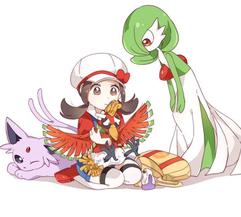 小精灵 hgss插画师佐々木 さき子的宝可梦琴音插画图片 BoBoPic