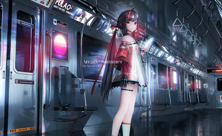 Punishing: Gray Raven, Pulao, space, 女孩子, 涂鸦, 风景, original works, fantasy