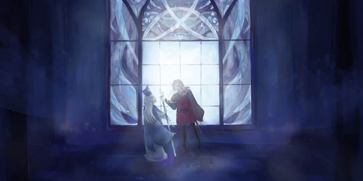 《Fate/Grand Order》女教皇若安插画壁纸，麻花辫、反差萌、教主