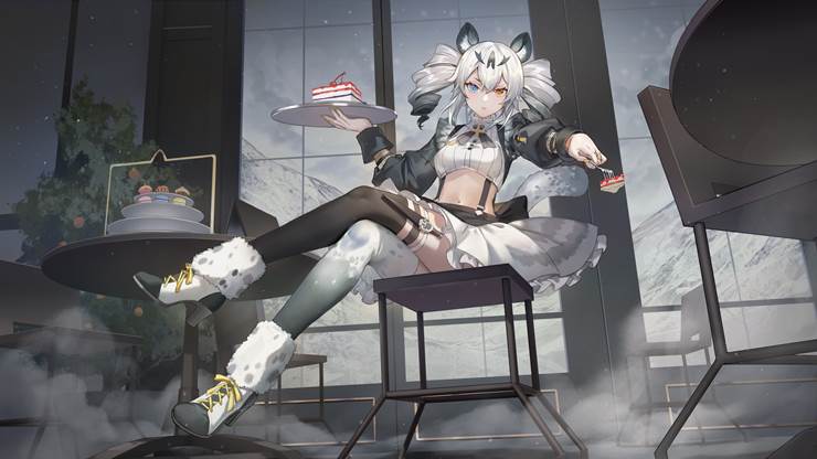 girl, Punishing: Gray Raven, Punishing: Gray Raven, Punishing: Gray Raven, legs, animal ears, belly, maid