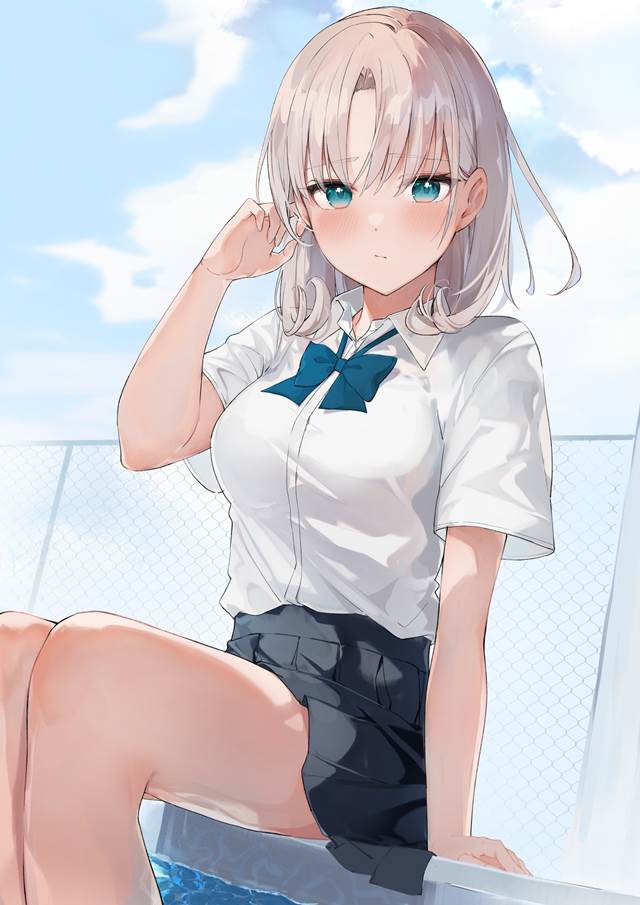 颜值在线又很可爱的女孩_P站画师あううぃ_ID46086669