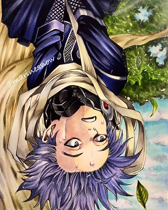 copic马克笔, 手绘, 我的英雄学院, Hitoshi Shinsou