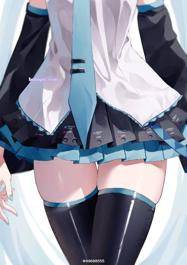 VOCALOID,初音未来,大腿,绝对领域,魅惑的大腿图片