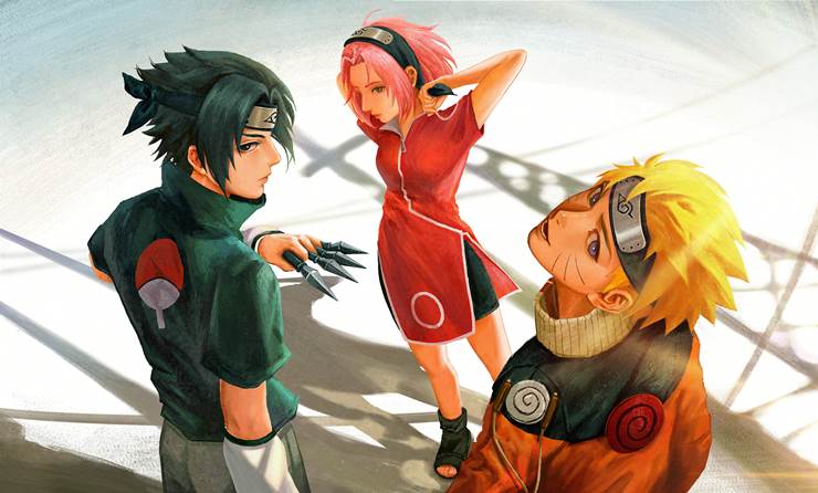 Team7-Naruto|pixiv画师Lucky的第七班插画图片