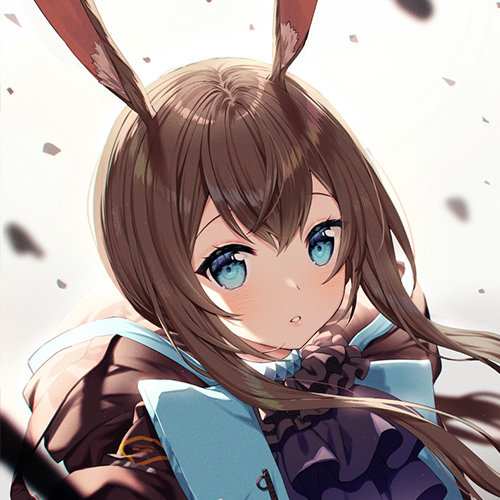 可爱的高清女孩插画头像