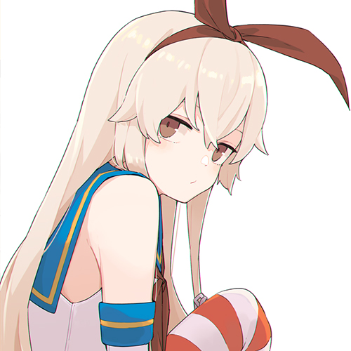 可爱的高清女孩插画头像