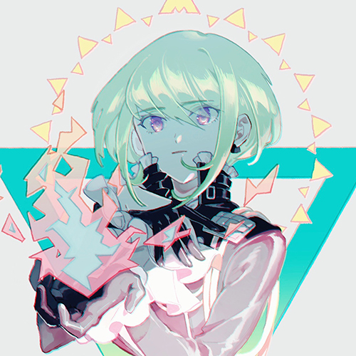 可爱的高清女孩插画头像