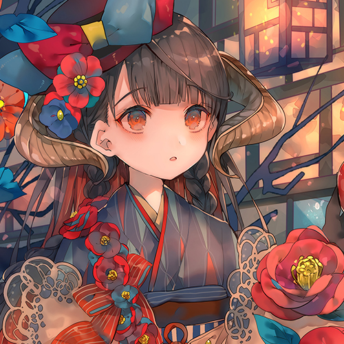 清纯风小女生插画头像推荐