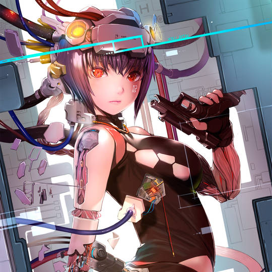 草薙素子（kusanagi motoko）攻壳机动队头像图片，女性改造义体人 BoBoPic