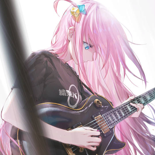 ぼっち・ざ・ろっく!, 後藤ひとり, 孤独摇滚！1000收藏, Bocchi the Rock!, イケメン女子, ギターヒーロー, ギター少女, ギタリスト, 孤独摇滚！5000收藏