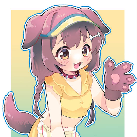 hololive小狗娘戌神沁音可爱头像图片