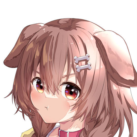 hololive小狗娘戌神沁音可爱头像图片