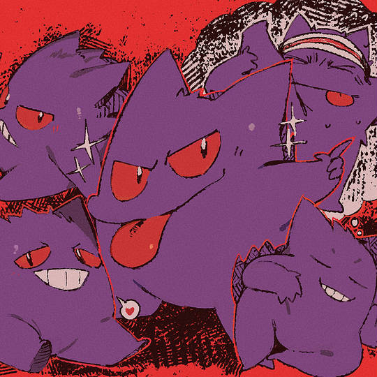 gengar, 耿鬼, 精灵宝可梦图片