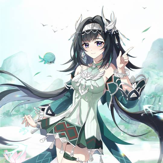 蓝砚, 原神, 小女孩, 璃月, 蓝砚图片