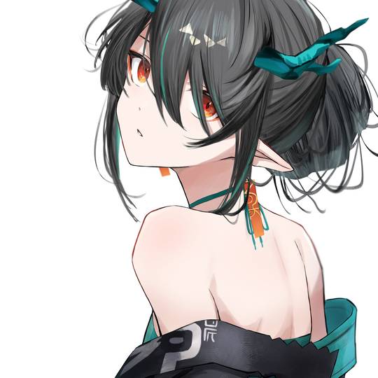 夕, arknights, 泳装, 明日方舟图片