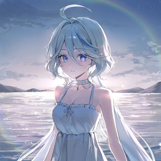 少女, 原神, 小女孩, 美少女, 半水面图片